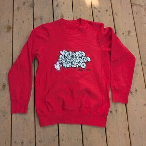 Vintage S/P Red Phat One Graffiti Crewneck Sweatshirt Made in Canada